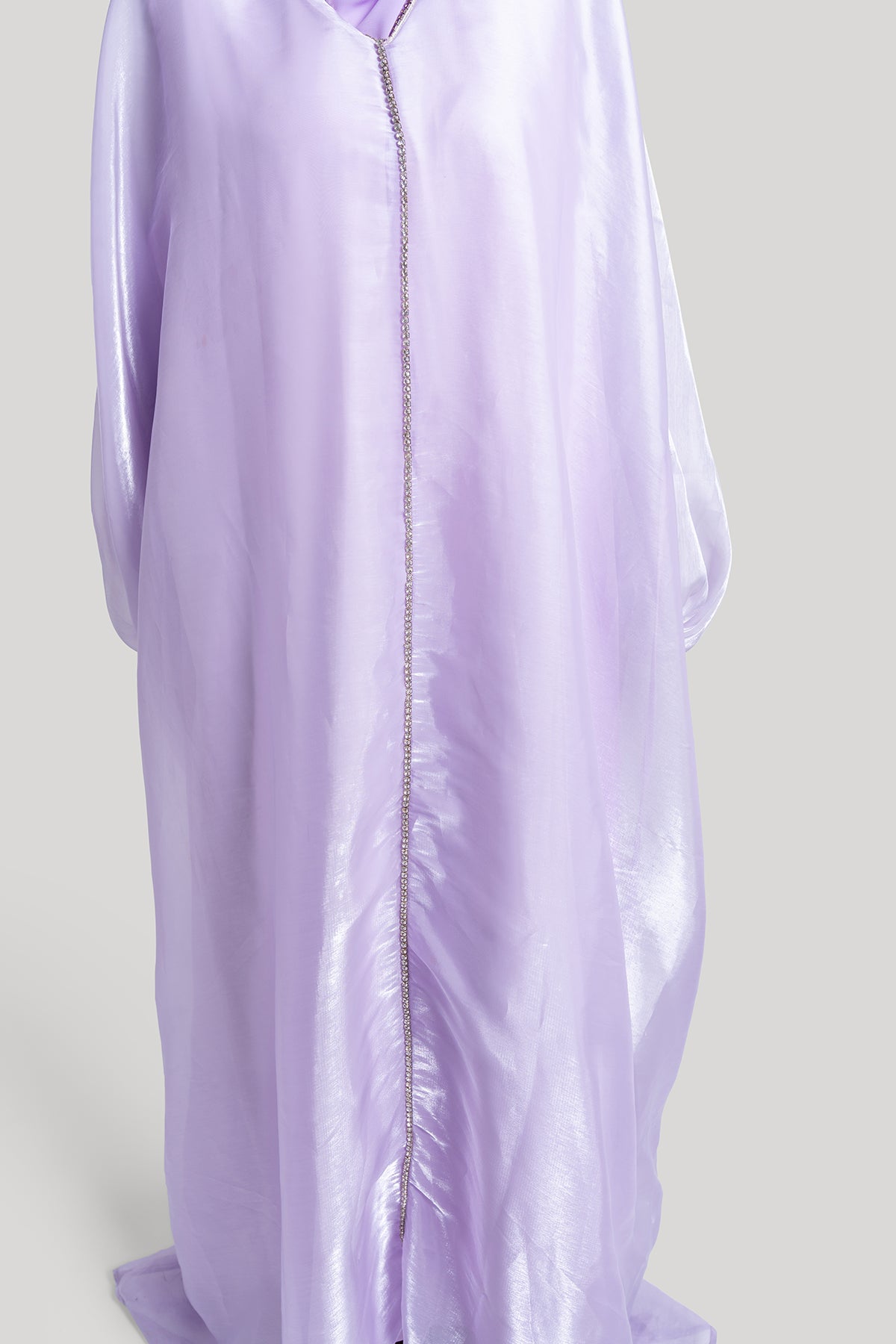 Purple Embellished Kaftan Dress