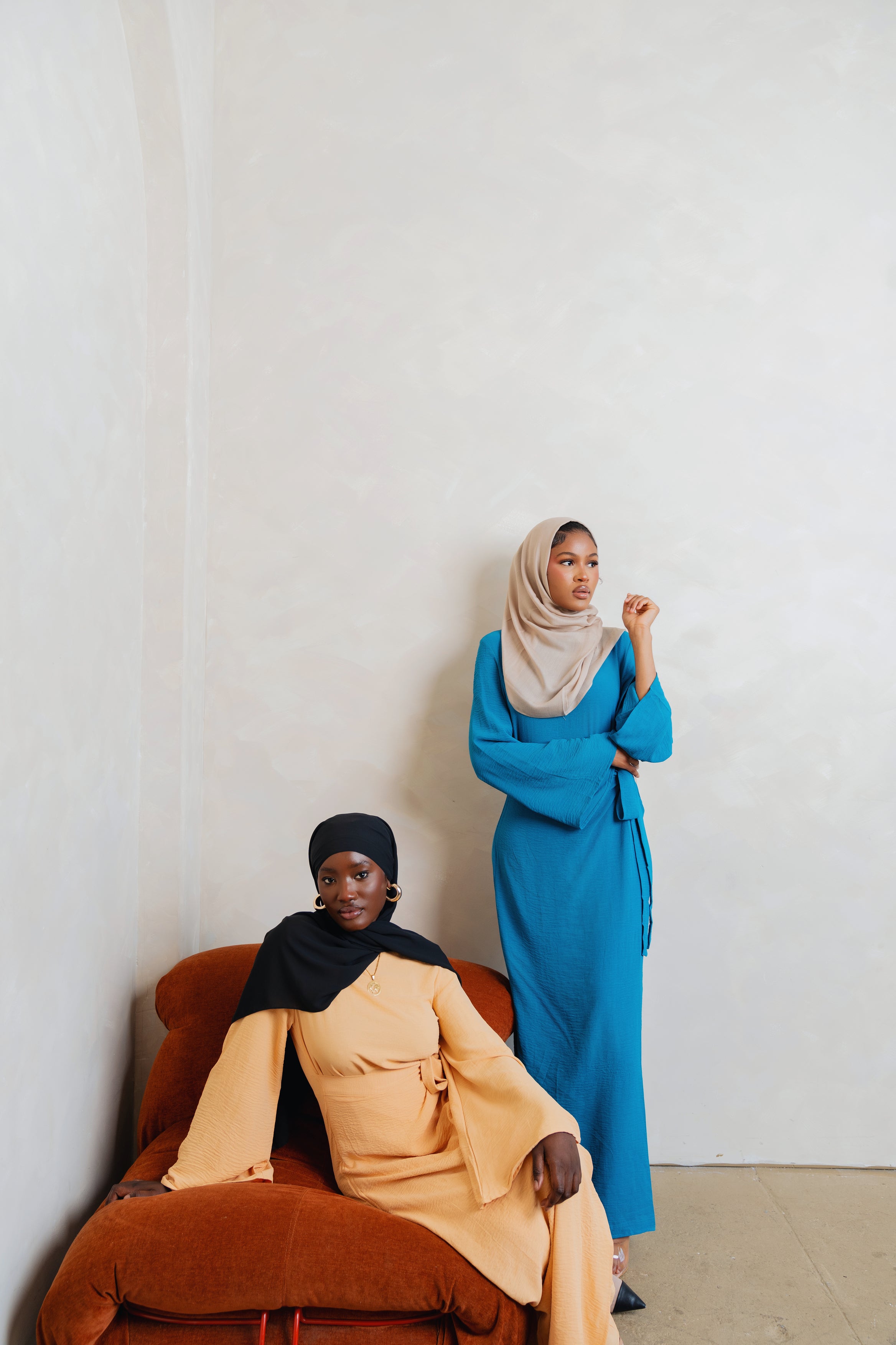 Yellow Wrap Waist Dress