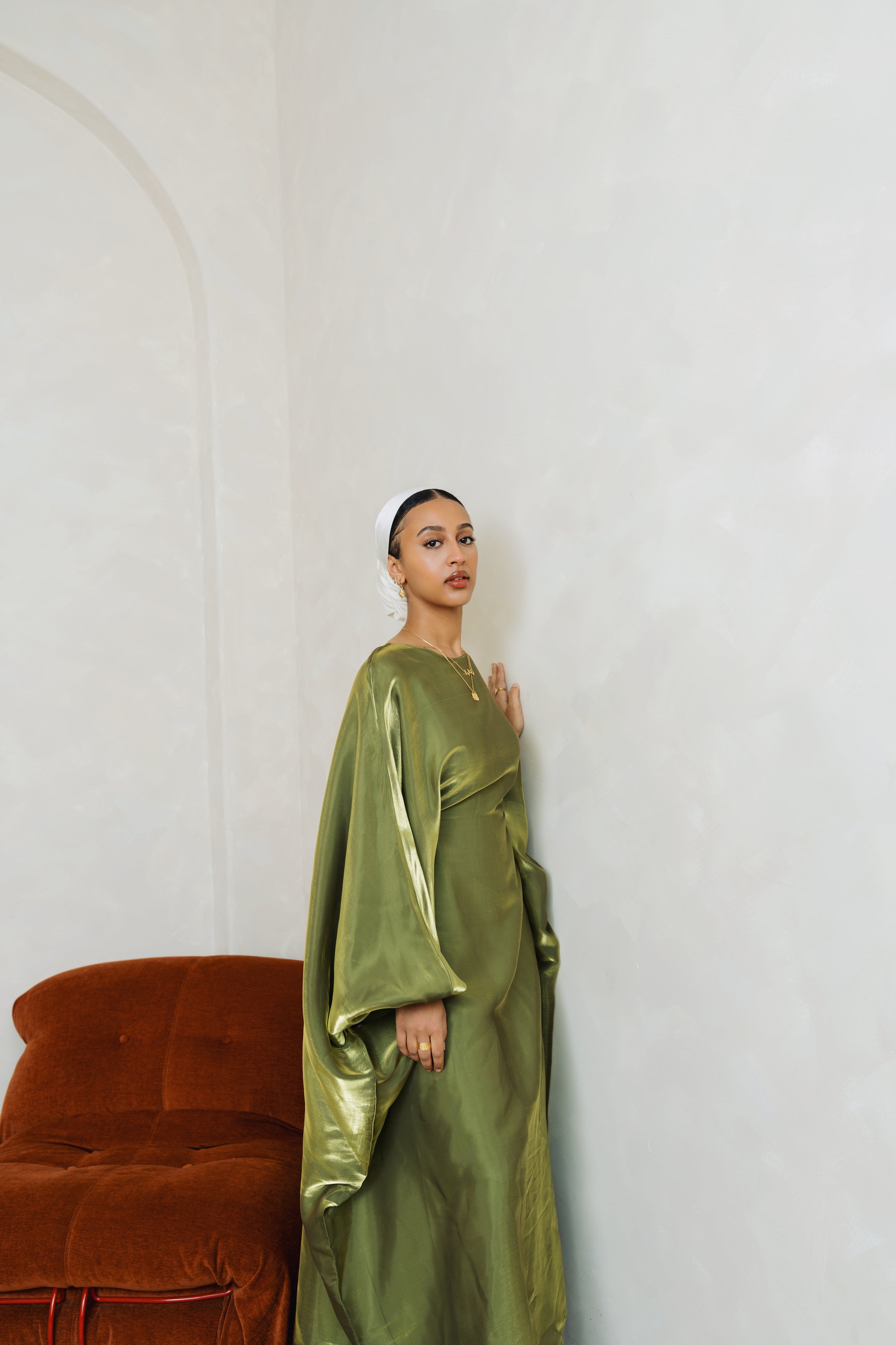 Green Kaftan Dress
