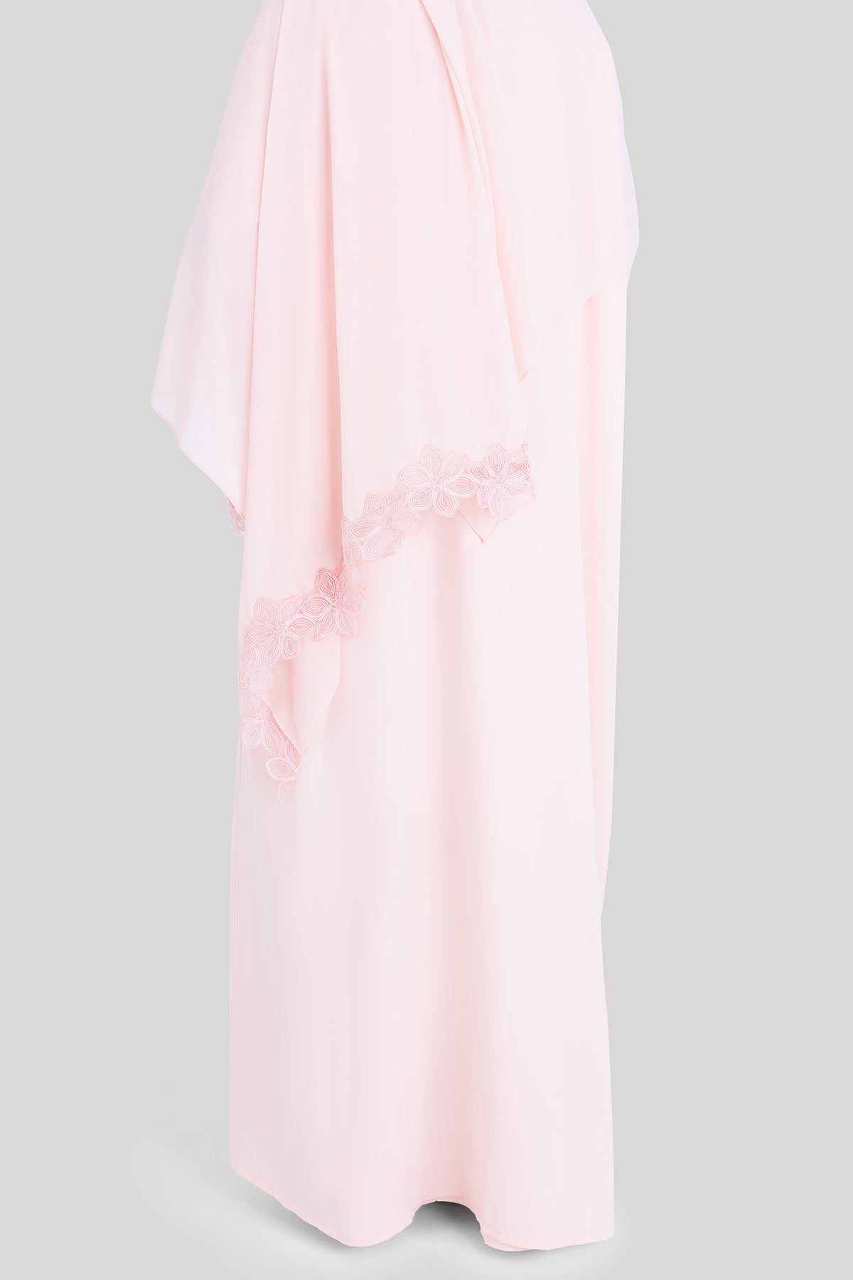 Lace Flower Abaya Set