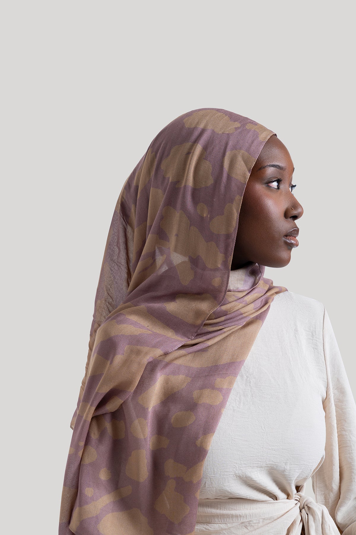 Mixed Print Modal Hijab