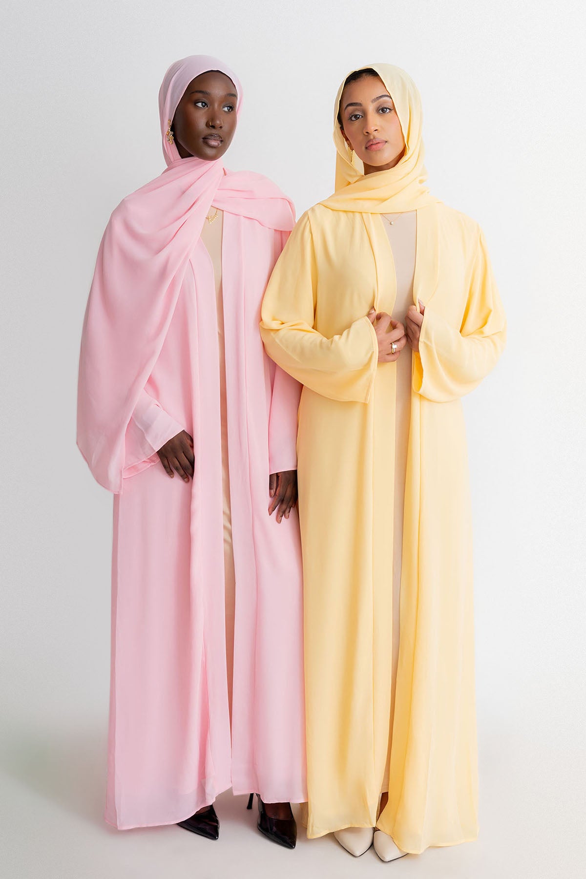 Essential Open Abaya Set