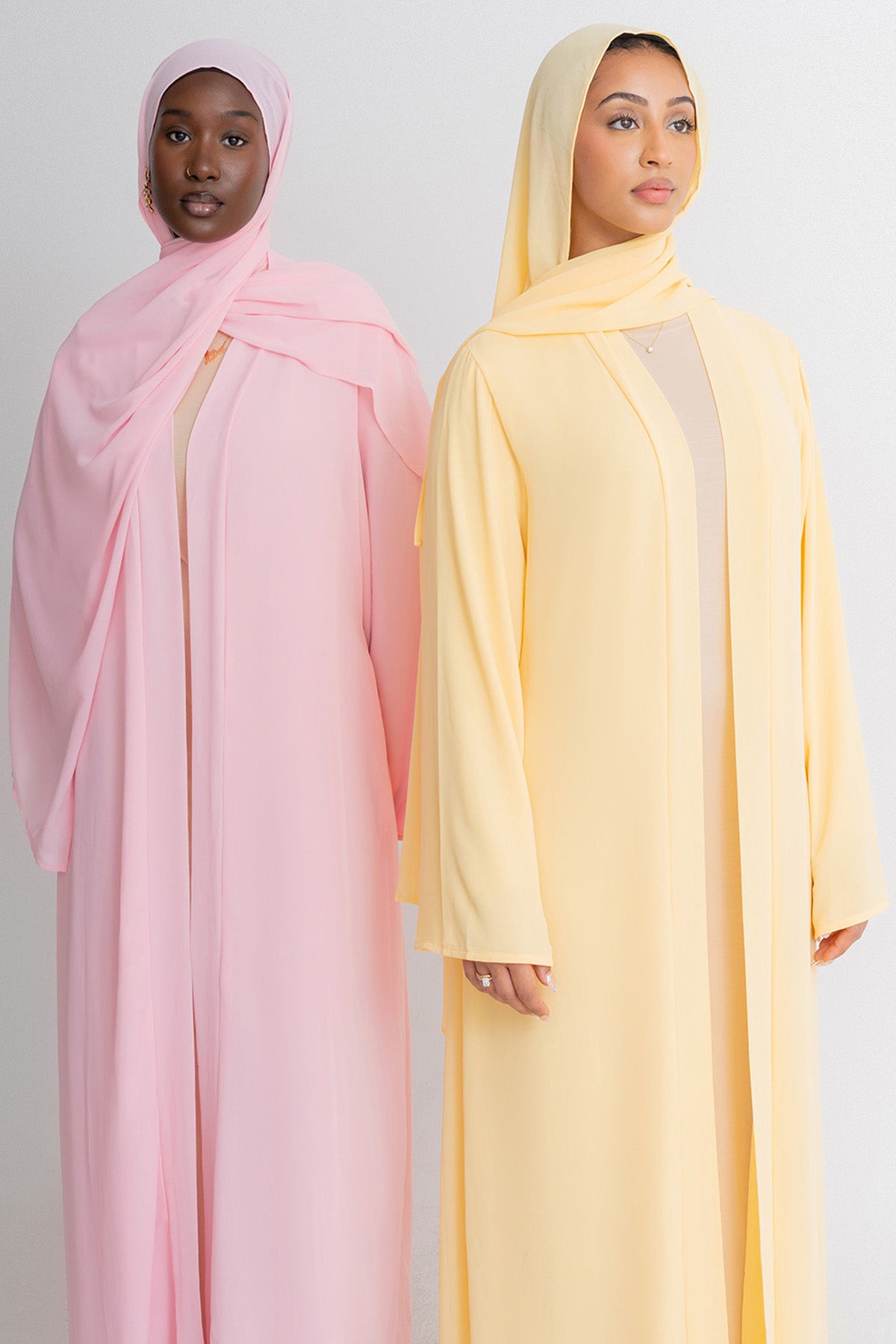 Essential Open Abaya Set