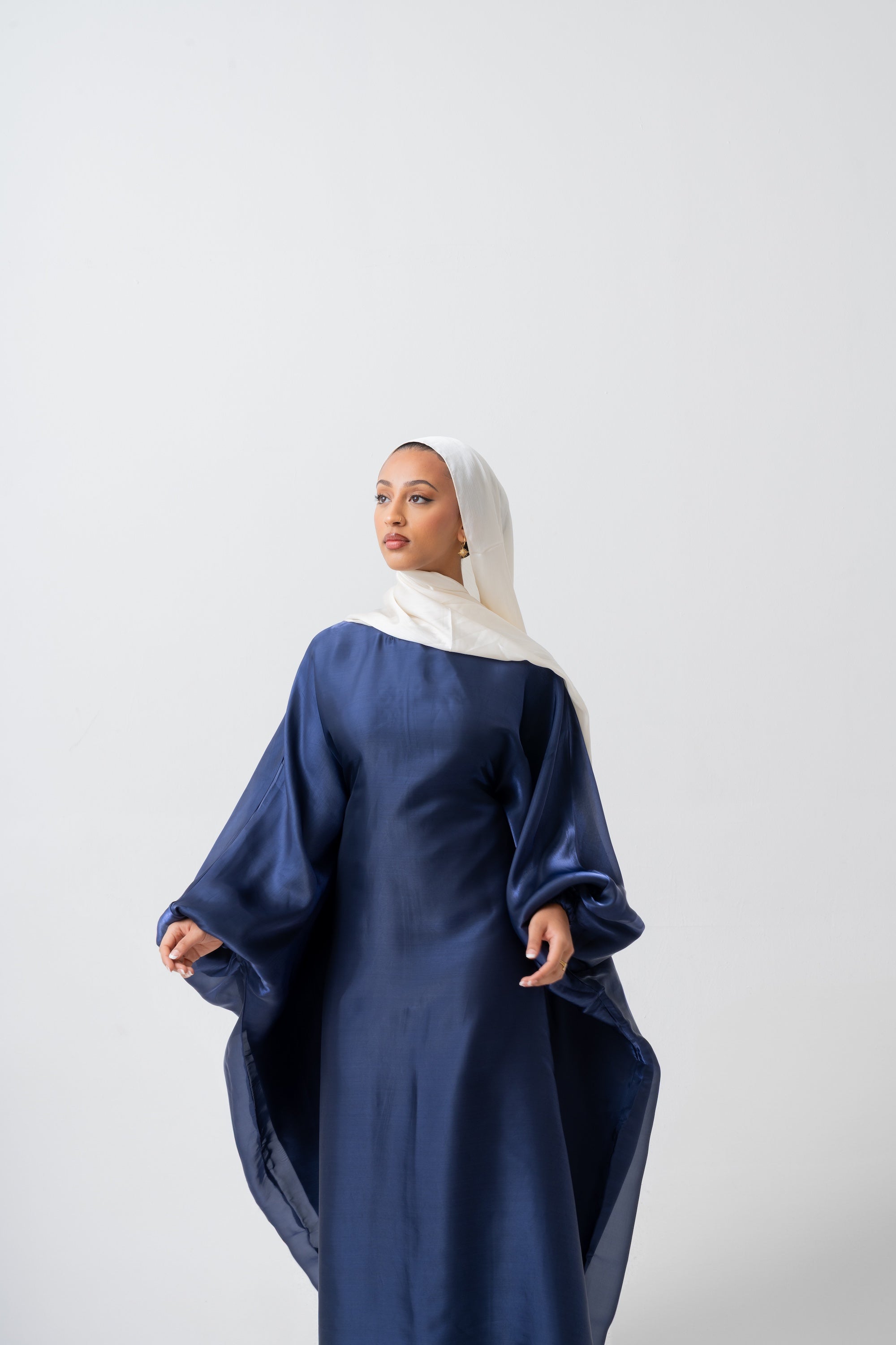 Navy Kaftan Dress