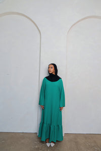 Essential Pleated Kaftan Dress