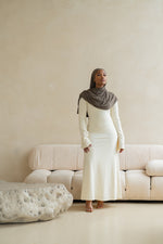 Load image into Gallery viewer, Wide Sleeve Maxi Knit Dress - Ivory

