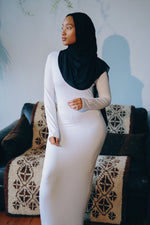 Load image into Gallery viewer, Essential Maxi Bodycon Dress-White

